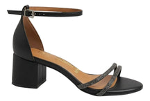 Sandalia Media Vizzano 62911715 - Feminino Preto/hematite tamanho 36 - Lojas Calçadão Calçado Original