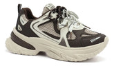 Tenis Casual Ramarim 2671131 - Feminino Marrom/gelo/bege tamanho 35 - Lojas Calçadão Calçado Original