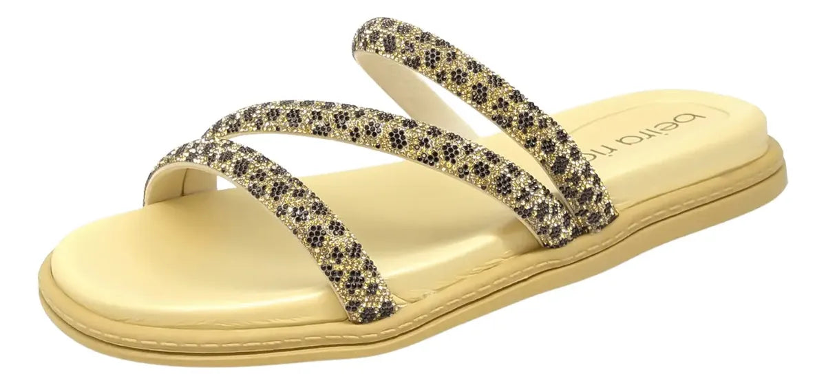 tamanco brilho beira rio 8488108 - feminino