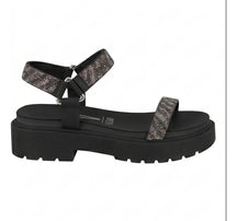 Sandalia Media Vizzano 6499103 - Feminino Preto/hematite/onix tamanho 35 - Lojas Calçadão Calçado Original