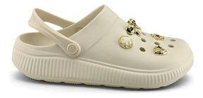 Sandalia Crocs Moleca 5832216 - Feminino 32 tamanho BRANCO OFF - Lojas Calçadão Calçado Original
