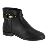 Bota Cano Curto Beira Rio 9085109 - Feminino Preto tamanho 34 - Lojas Calçadão Calçado Original