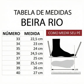 Tamanco Beira Rio Feminino 8456100 Preto Verniz Salto Médio