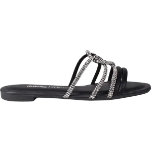 rasteirinha-feminina-preta-pedras-conforto-verao-leve