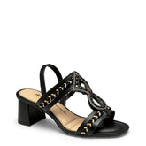 Sandália Dakota Feminina Y7961 Preta Salto Médio 7cm Conforto